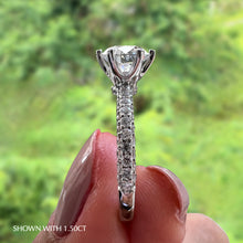 Load image into Gallery viewer, Moissanite Engagement Ring Lab Diamond Wedding Bands Where to buy Manila Philippines