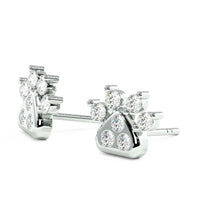Load image into Gallery viewer, LUCCE ZAMPA™ Earrings 0.39ctw Lab Diamond 18K White Gold