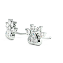 Load image into Gallery viewer, Zampa Earrings Moissanite