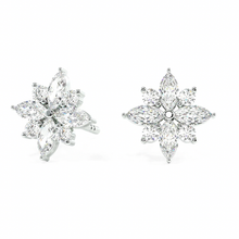 Load image into Gallery viewer, Lucce Constance Si Earrings 0.96 CTW Natural Diamond Platinum