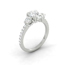 Load image into Gallery viewer, Lucce Siena Pavé Pear Diamond