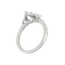 Load image into Gallery viewer, Lucce Siena Pavé Pear Diamond