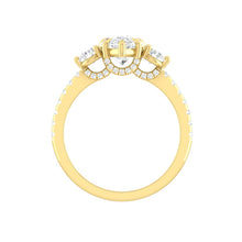 Load image into Gallery viewer, Lucce Siena Pavé Pear Diamond