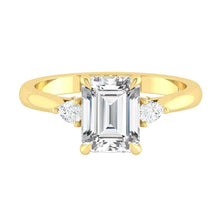 Load image into Gallery viewer, Lucce Sophia Emerald Moissanite