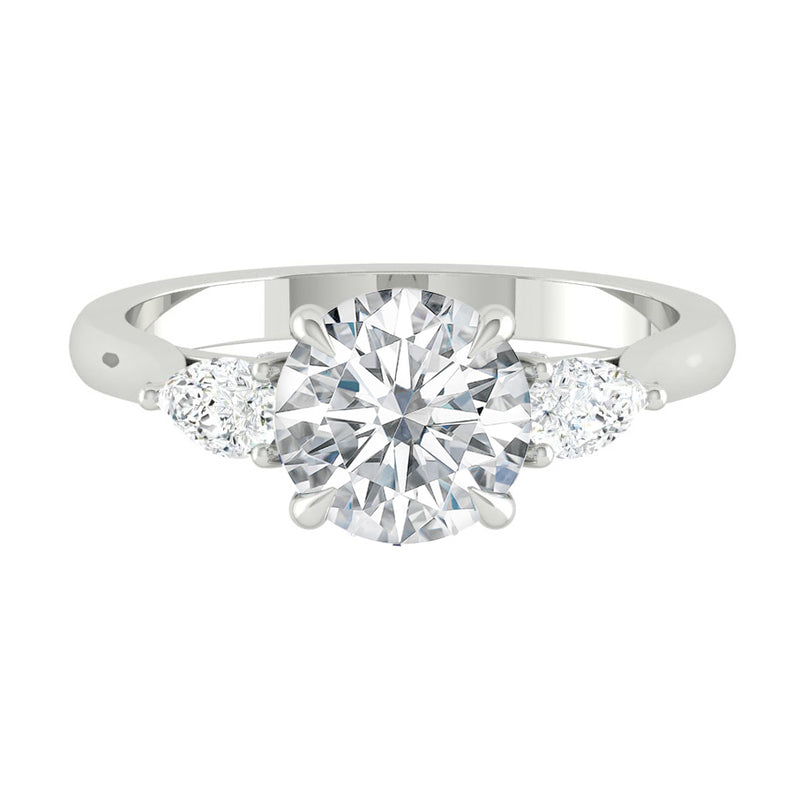 Lucce Sophia Luxe Round Moissanite