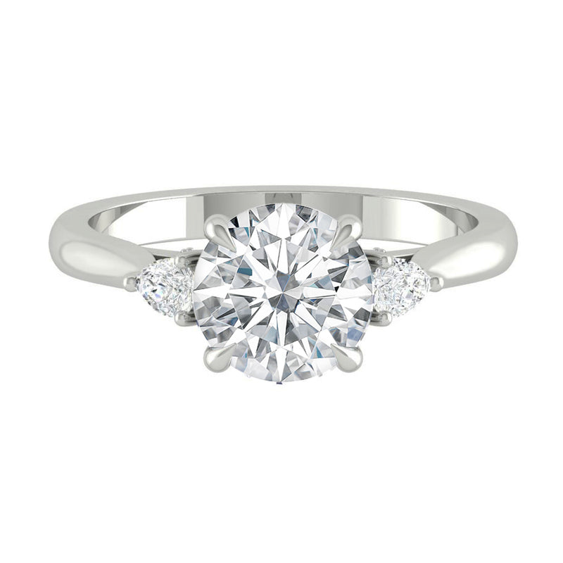 Lucce Sophia Round Moissanite