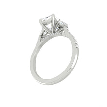 Load image into Gallery viewer, Lucce Sophia Pavé Radiant Moissanite