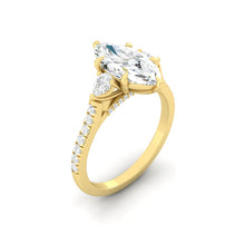 Load image into Gallery viewer, Sophia Pavé Marquise Moissanite