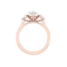 Load image into Gallery viewer, Lucce Sophia Pavé Pear Moissanite