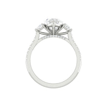 Load image into Gallery viewer, Lucce Sophia Pavé Pear Moissanite