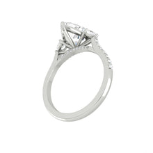 Load image into Gallery viewer, Lucce Sophia Pavé Pear Moissanite