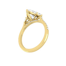 Load image into Gallery viewer, Lucce Sophia Pavé Pear Moissanite