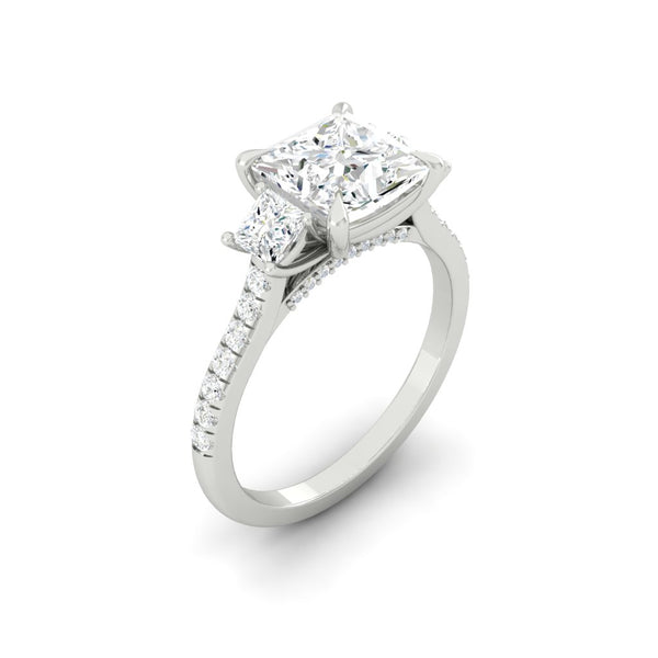 Lucce Sophia Pavé Princess Moissanite
