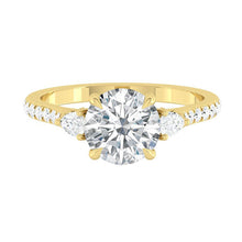 Load image into Gallery viewer, Lucce Sophia Pavé Round Moissanite