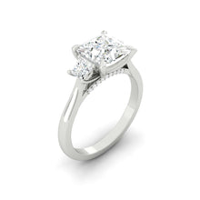 Load image into Gallery viewer, Lucce Sophia Princess Moissanite
