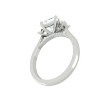 Load image into Gallery viewer, Lucce Sophia Princess Moissanite