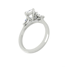 Load image into Gallery viewer, Lucce Sophia Luxe Radiant Lab Diamond 1.51ct E VVS2 Ex IGI 18K White Gold