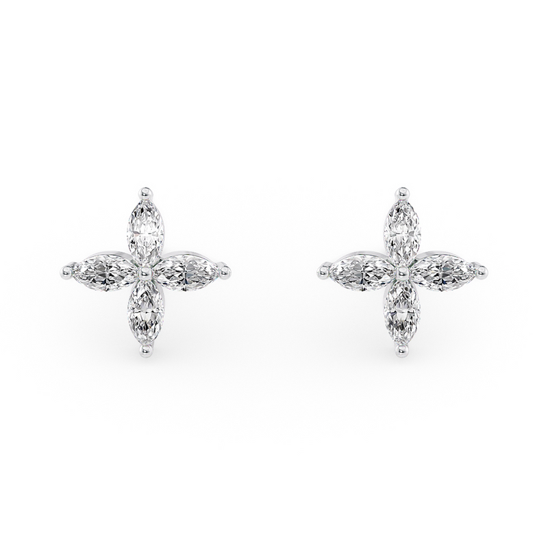 Constance Ole Earrings Moissanite