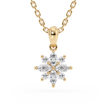 Load image into Gallery viewer, Lucce Constance Si Necklace 0.48 CTW Lab Diamond 18K Yellow Gold