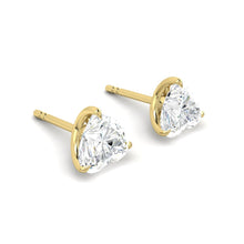 Load image into Gallery viewer, Lucce Jasmine Earrings Heart Diamond