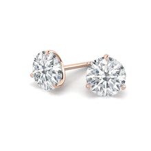 Load image into Gallery viewer, 3 prong Diamond earrings studs philippines