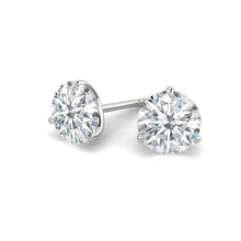 Load image into Gallery viewer, 3 prong Diamond earrings studs philippines