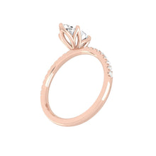 Load image into Gallery viewer, Lucce Lucia Pavé Marquise Moissanite