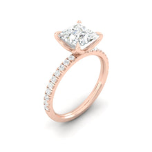Load image into Gallery viewer, Lucce Lucia Pavé Princess Moissanite