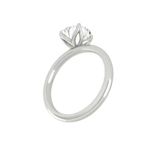 Load image into Gallery viewer, Lucce Lucia 4-Prong Round Moissanite