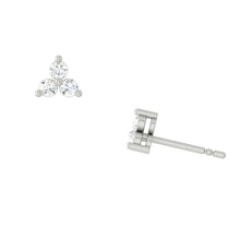 Load image into Gallery viewer, Lucce Trio Earrings Diamond