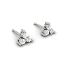 Load image into Gallery viewer, Lucce Trio Earrings Diamond