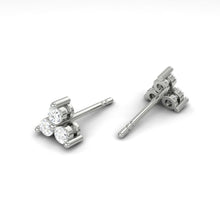 Load image into Gallery viewer, Lucce Trio Earrings Diamond