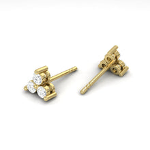 Load image into Gallery viewer, Lucce Trio Earrings Diamond
