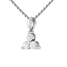 Load image into Gallery viewer, Lucce Trio Diamond Necklace