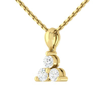 Load image into Gallery viewer, Lucce Trio Diamond Necklace