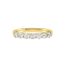 Load image into Gallery viewer, Lucce Rivera 7-Stone 0.77CTW Lab Diamond 18K Yellow Gold