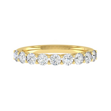Load image into Gallery viewer, Lucce Rivera 9-Stone 0.99CTW Lab Diamond 14K Yellow Gold