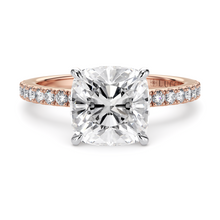 Load image into Gallery viewer, Lucce Verona Pavé Cushion Diamond