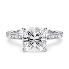 Load image into Gallery viewer, Lucce Verona Pavé Cushion Diamond