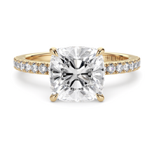 Load image into Gallery viewer, Lucce Verona Pavé Cushion Diamond