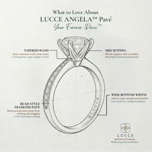 Load image into Gallery viewer, LUCCE ANGELA™ Pavé Round Diamond