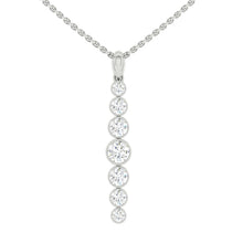 Load image into Gallery viewer, Lucce Carla Tapered Necklace Diamond