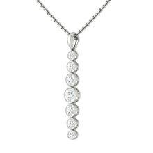 Load image into Gallery viewer, Lucce Carla Tapered Necklace Diamond