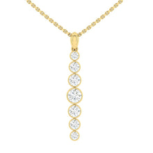 Load image into Gallery viewer, Lucce Carla Tapered Necklace Diamond