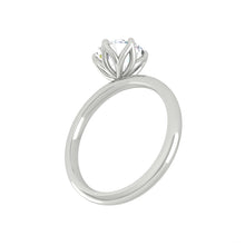 Load image into Gallery viewer, Lucce Lucia 6-Prong Round Moissanite