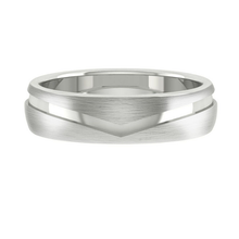 Load image into Gallery viewer, LUCCE CALEB™ Brushed 4mm 14K White Gold
