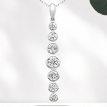 Load image into Gallery viewer, Lucce Carla Tapered Necklace Diamond