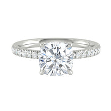 Load image into Gallery viewer, Lucce Lucia Pavé Cushion Moissanite