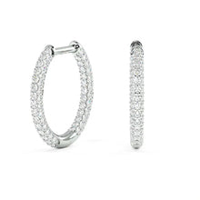 Load image into Gallery viewer, Lucce Montevalle Dangling Earrings Diamond