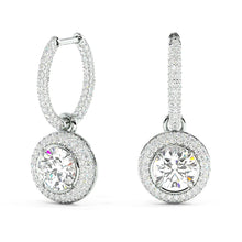 Load image into Gallery viewer, Montevalle Dangling Earrings Moissanite